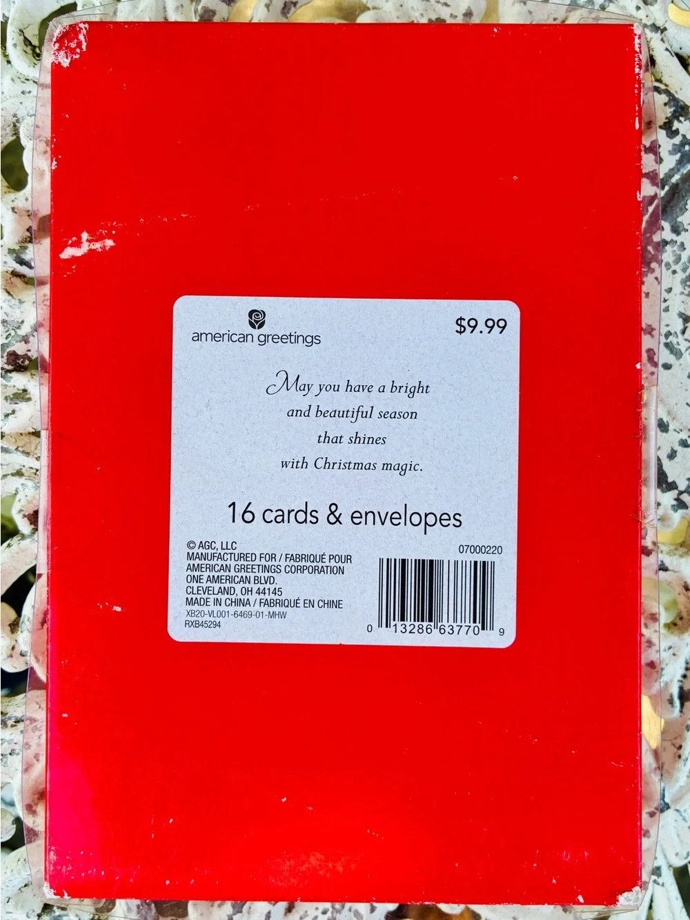 NWT Sealed American Greetings Christmas Cards 16 Ct Nostalgic Hazel Lincoln